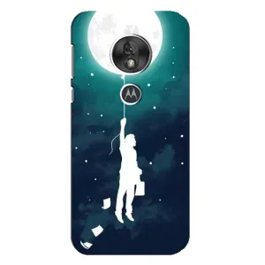 Чехол (ТПУ) с планетами на Motorola MOTO G7 Play (To The moon)