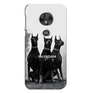 Чехол ДОБЕРМАН для Motorola MOTO G7 Play (Три добермана)