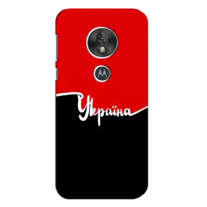 Чехлы УПА (Красно-Чёрный) на Motorola MOTO G7 Play (Украина УПА)