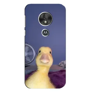 Бампер с принтом Мемы для Motorola MOTO G7 Play (Утка)
