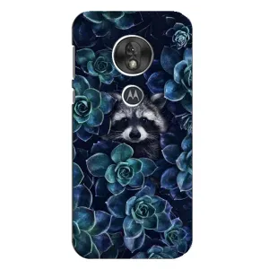 Силиконовый Чехол с Енотами на Motorola MOTO G7 Play (В цветах)