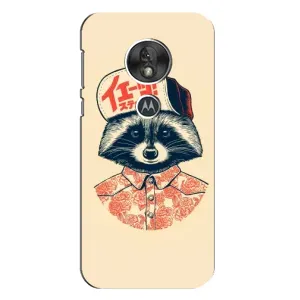 Силиконовый Чехол с Енотами на Motorola MOTO G7 Play (В кепчику)