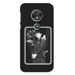 Чехлы с принтом Уэнсдей на Motorola MOTO G7 Play (Венсдей картина)