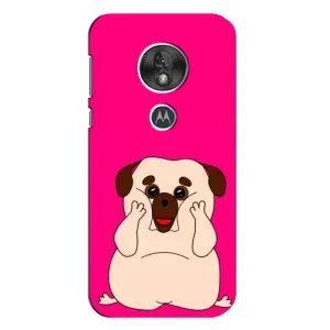 Чехол (ТПУ) Милые собачки для Motorola MOTO G7 Play (Веселый Мопсик)