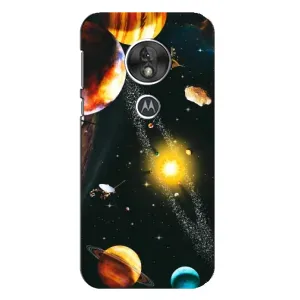 Чехол (ТПУ) с планетами на Motorola MOTO G7 Play (Вид с космоса)
