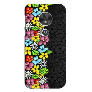 Чехол с Цветами для Motorola MOTO G7 Play (Яркие цветы)