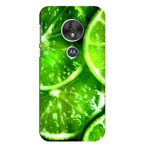 Чехол с изображением вкусной еды для Motorola MOTO G7 Play (Яркий ЛАЙМ)