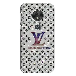 Чехол Стиль Louis Vuitton на Motorola MOTO G7 Play (Яркий LV)
