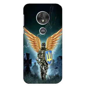 Патриотический Чехол для Motorola MOTO G7 Play (ЗСУ з крильями)