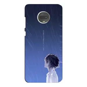 Чехол с персонажами АНИМЕ на Motorola MOTO G7 Plus (Anime L)