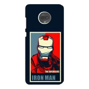 Чехол Супергерой Железный человек на Motorola MOTO G7 Plus (Art Iron man)