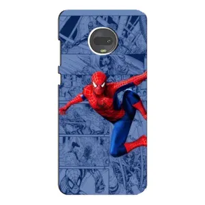 Силиконовый Чехол для Motorola MOTO G7 Plus (Человек Паук)