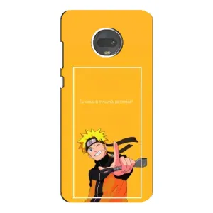 Чехлы с принтом Наруто на Motorola MOTO G7 Plus (Даттебаё)