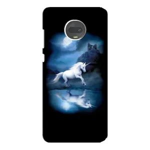 Чехол Unicorn на Motorola MOTO G7 Plus (Единорог)