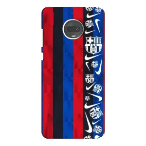 Чехол для Motorola MOTO G7 Plus (Барселона) (Фанат Барсы)