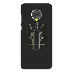 Чехол с картинкой (Патриотический ГЕРБ) на Motorola MOTO G7 Plus (Герб - Молотова)