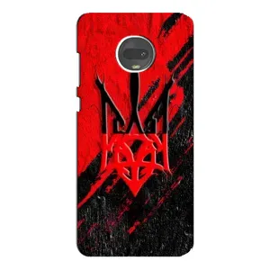 Чехол Укр Символика для Motorola MOTO G7 Plus (Герб Украины)