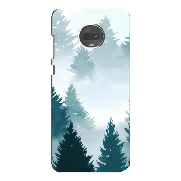 Чехол с рисунком «Горный лес» для Motorola MOTO G7 Plus Чехол с рисунком «Горный лес» для Motorola MOTO G7 Plus