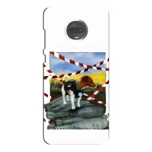 Чехол с принтом Собаки Патрон для Motorola MOTO G7 Plus (Храбрый Патрон)