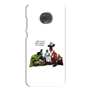 Чехлы для Motorola MOTO G7 Plus (Для Христиан) (Иисус супергерой)