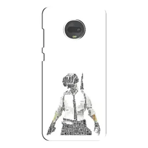 Чохол з картинкою "Герой Pubg" на Motorola MOTO G7 Plus (З літер)