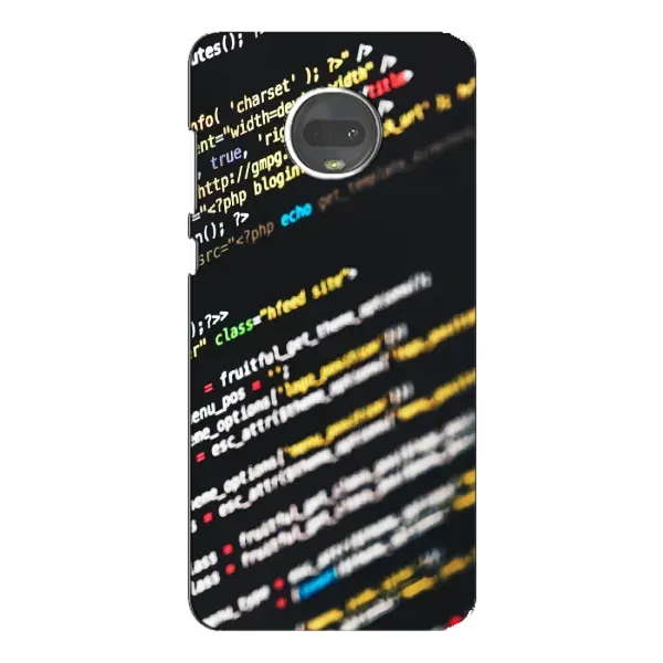 Чехол с рисунком «Код» для Motorola MOTO G7 Plus Чехол с рисунком «Код» для Motorola MOTO G7 Plus