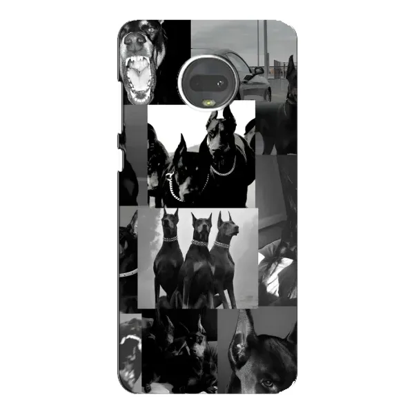 Чехол с рисунком «Коллаж Доберман» для Motorola MOTO G7 Plus Чехол с рисунком «Коллаж Доберман» для Motorola MOTO G7 Plus