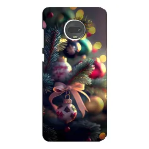 Чехлы на Новый Год Motorola MOTO G7 Plus (Красивая елочка)