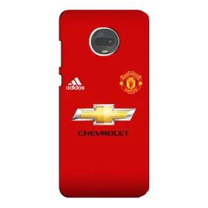 Силиконовые Чехлы принт Футбол на Motorola MOTO G7 Plus (Man United)