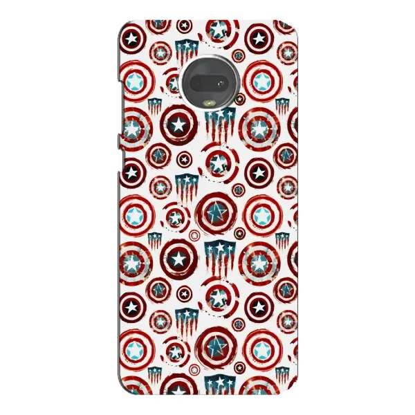 Чехол с рисунком «Марвел щиты» для Motorola MOTO G7 Plus Чехол с рисунком «Марвел щиты» для Motorola MOTO G7 Plus