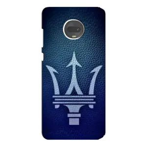 Чохли з тематикою "Круті машини" на Motorola MOTO G7 Plus (Лого Maserati)