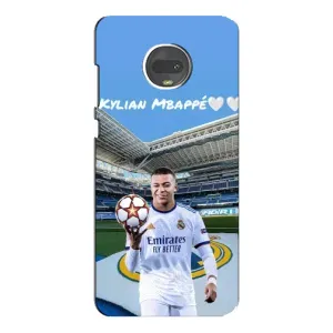 Чохол (TPU) з Футболістом на Motorola MOTO G7 Plus (Mbappe Real)