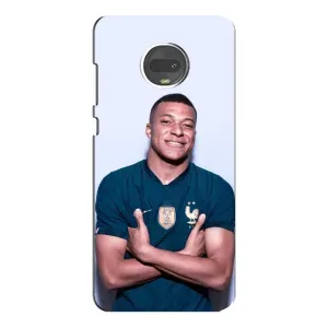 Чохол (TPU) з Футболістом на Motorola MOTO G7 Plus (Мбаппешичка)