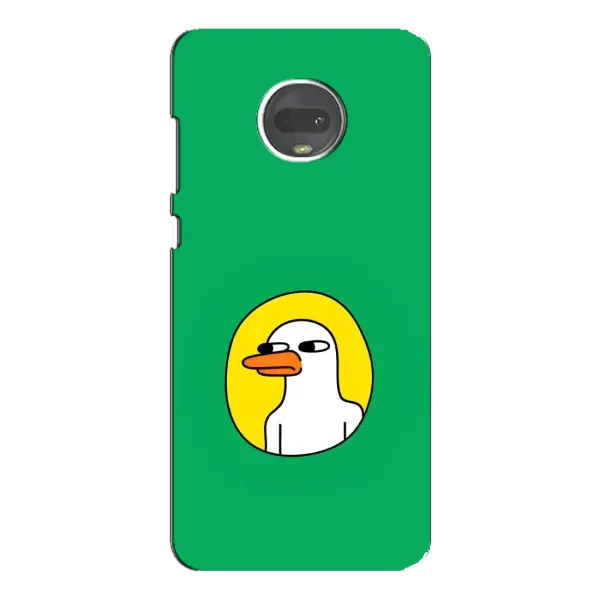 Чехол с рисунком «Мем Утка» для Motorola MOTO G7 Plus Чехол с рисунком «Мем Утка» для Motorola MOTO G7 Plus