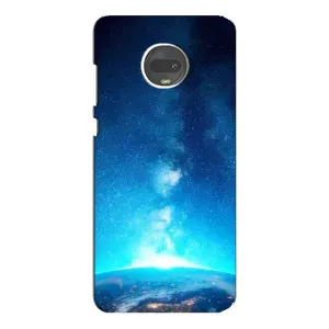 Чехлы КОСМОС для Motorola MOTO G7 Plus (Млечный путь)
