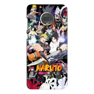 Купить Чехлы на телефон с принтом Anime для Motorola MOTO G7 Plus (Наруто постер)