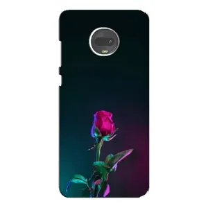 Чехлы с принтом Розочки для Motorola MOTO G7 Plus (Ночная роза)