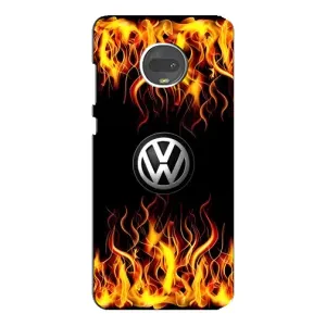 Чохол "Фольксваген" для Motorola MOTO G7 Plus (Вогняний Лого)