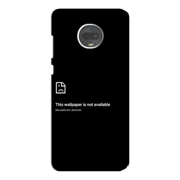 Чехол с рисунком «Ошибка» для Motorola MOTO G7 Plus Чехол с рисунком «Ошибка» для Motorola MOTO G7 Plus