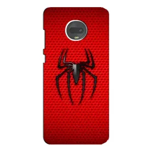 Чехол Супергерой Человека Паука на Motorola MOTO G7 Plus (Паук марвел)