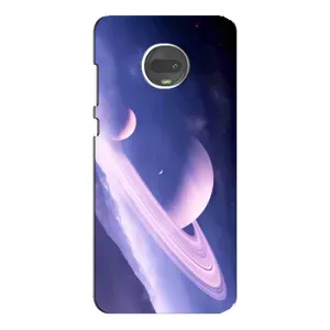 Чехлы КОСМОС для Motorola MOTO G7 Plus (Планета в космосе)