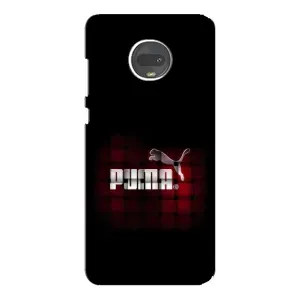 Чехол с Брендами одежды на Мото Джи 7 Плюс (PUMA стиль)