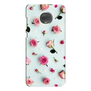Чехлы с принтом Розочки для Motorola MOTO G7 Plus (Разные цветы)