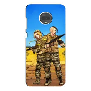 Чехлы с принтом (Воины ЗСУ) для Motorola MOTO G7 Plus (Солдаты ЗСУ)