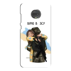Патриотический Чехол для Motorola MOTO G7 Plus (Верим в ЗСУ)