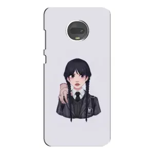Чехлы с принтом Уэнсдей на Motorola MOTO G7 Plus (Вещь Венсдей)