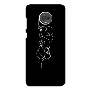 Силиконовые Чехлы Любимому человеку для Motorola MOTO G7 Plus (Влюбленная пара)