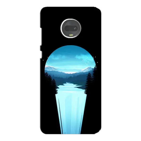 Чехол с рисунком «Синий Водопад» для Motorola MOTO G7 Plus Чехол с рисунком «Синий Водопад» для Motorola MOTO G7 Plus