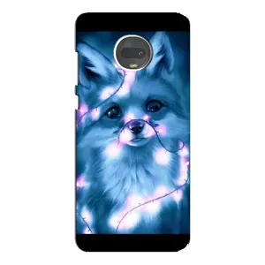 Чехол с Лисичкой для Motorola MOTO G7 Plus (Яркая Лиса)