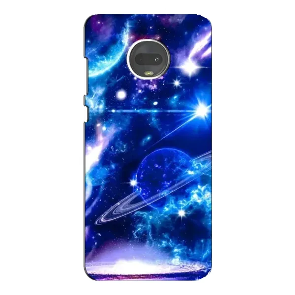 Чехол с рисунком «Яркий космос» для Motorola MOTO G7 Plus
